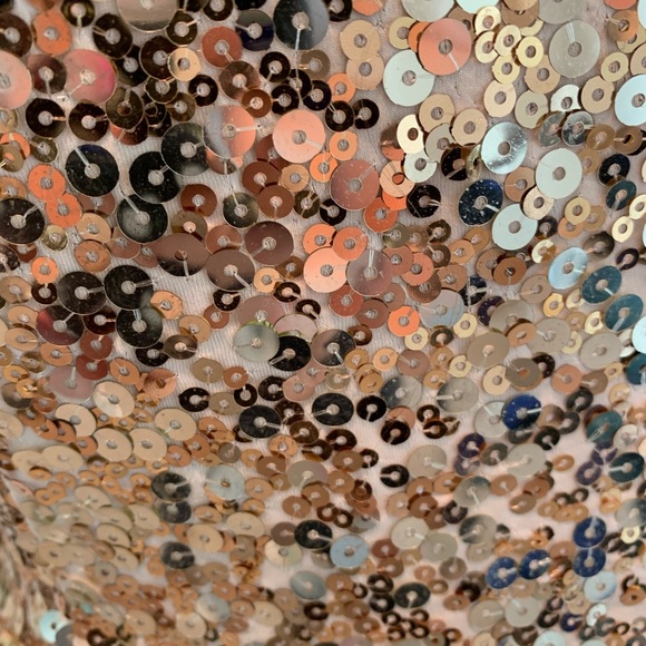 B. Darlin Sequin Fit Flare Dress - Picture 3 of 7